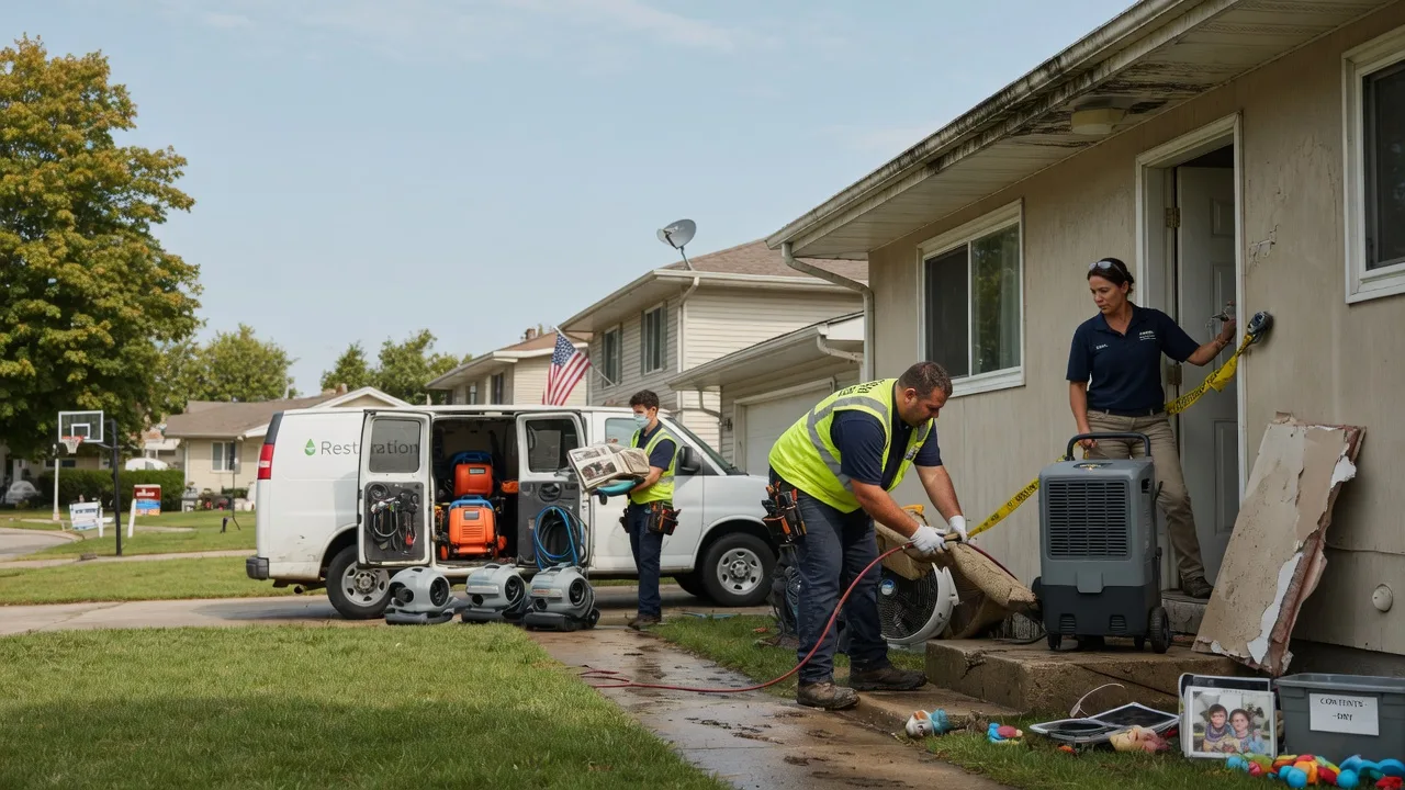 Water Damage Restoration in Rheems, PA near me